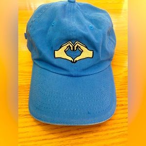 Topshop vintage blue heartbreaker cap